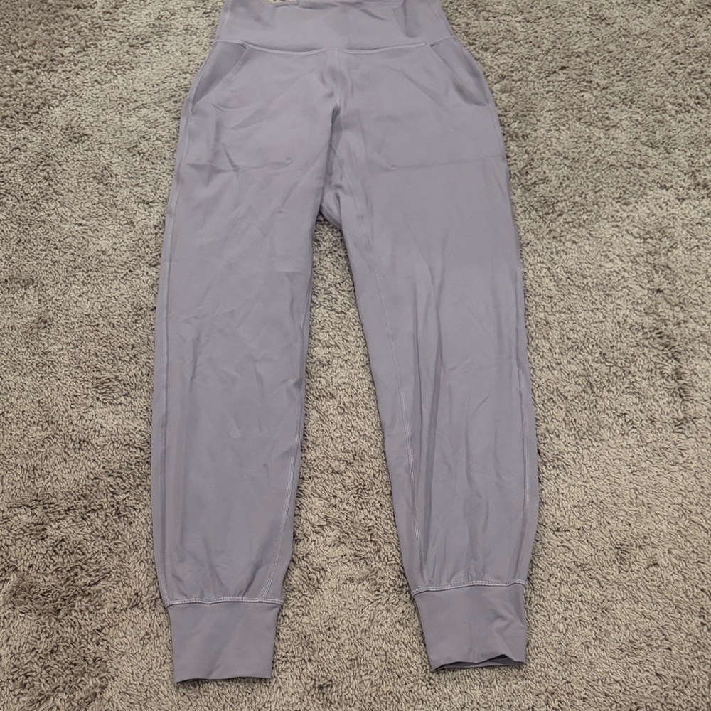 Lululemon Lilac High-Waist Jogger Leggings - size 4